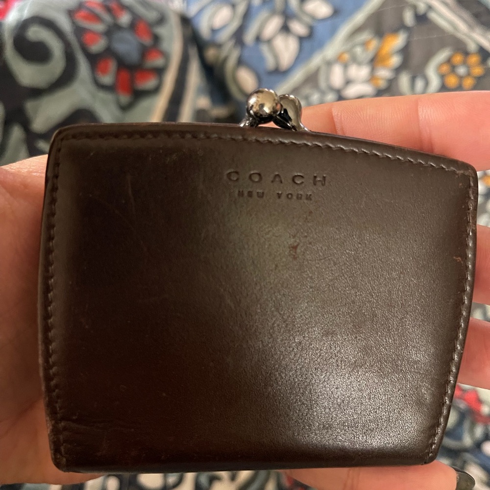 Authentic vintage Coach Coin Purse